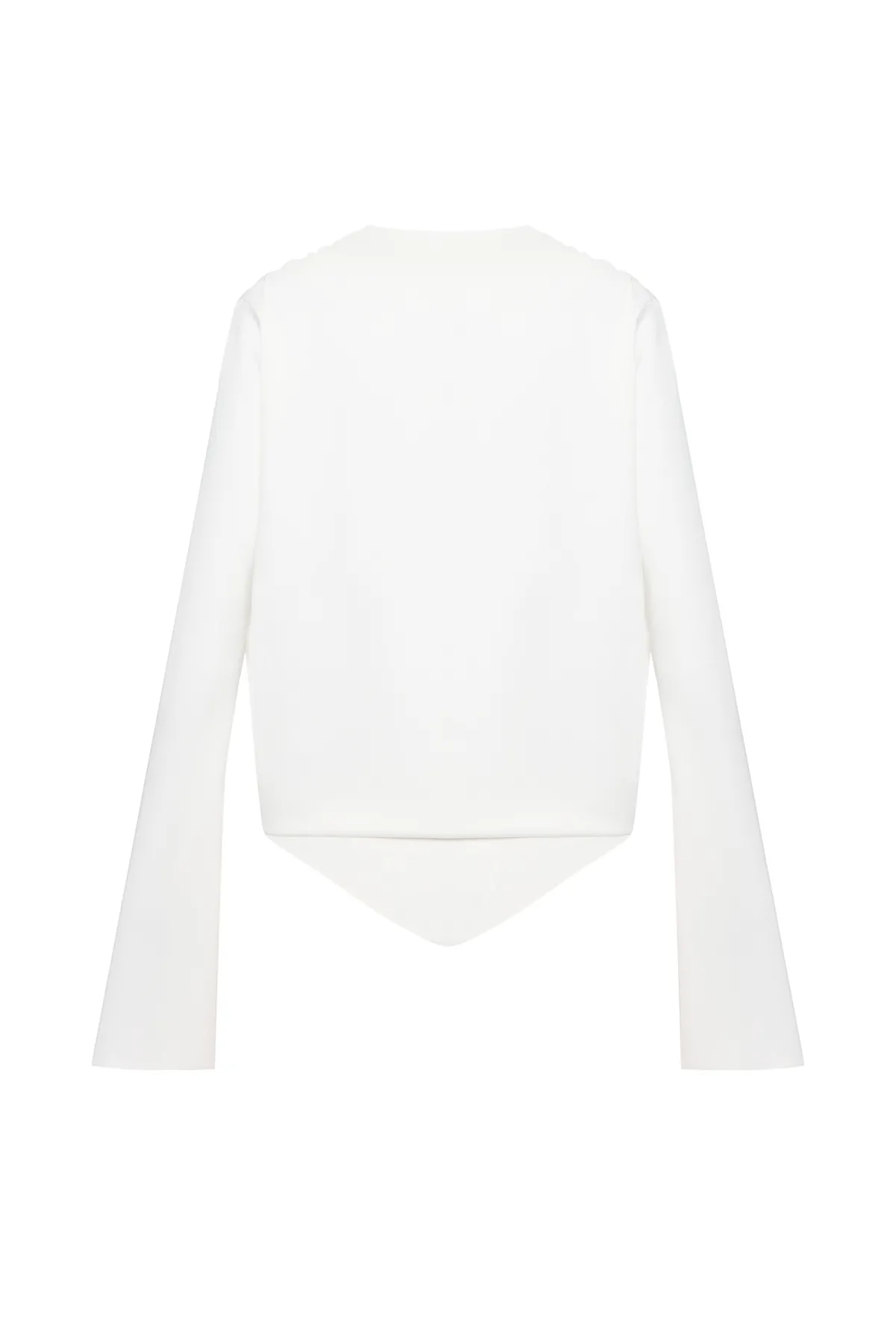 Blouse of body with a deep neckline  - photo 1