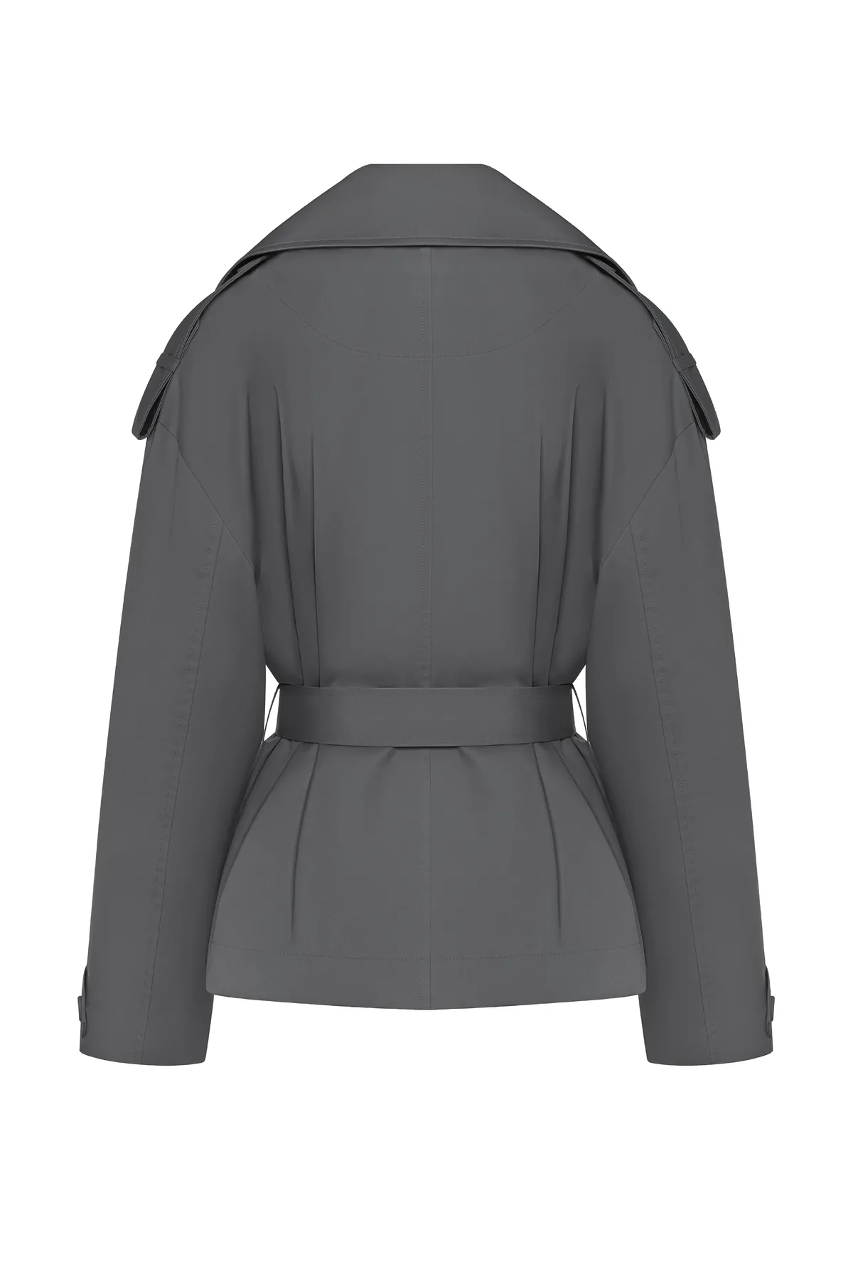 Graphite trench coat  - photo 1